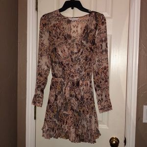 BCBG Generation long sleeve floral dress